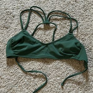 Green bikini top!